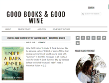 Tablet Screenshot of goodbooksandgoodwine.com